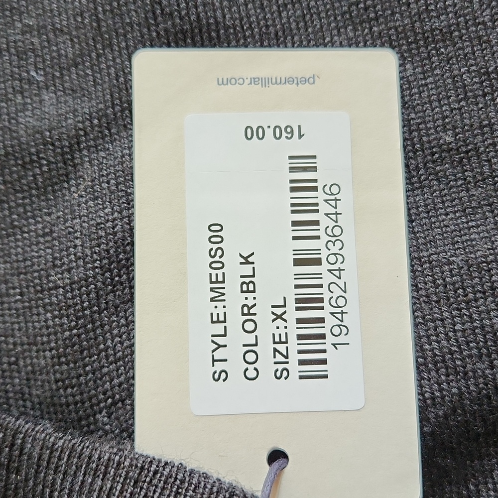 Peter Millar Autumn Crest V-Neck Vest - Black - Picture 9 of 9
